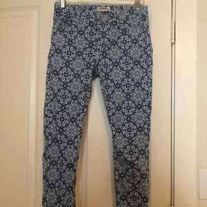 Zara Jeans with pattern